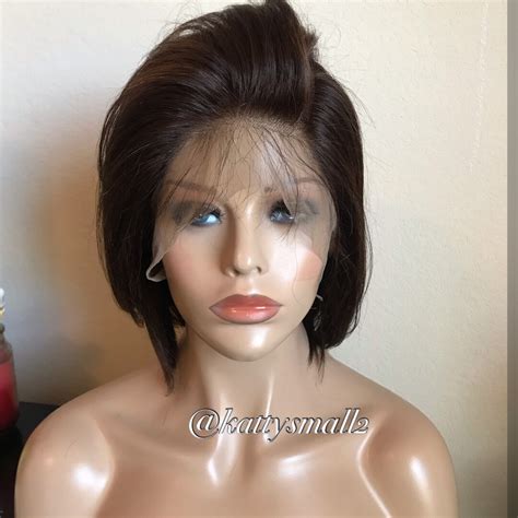 Full Lace Wig Lace Closure Bob Cut Wig Short Wigwig - Etsy