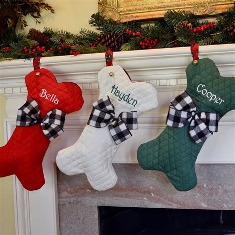 Personalized Christmas Stockings in 2021 | Quilted christmas stockings, Pet christmas stockings ...