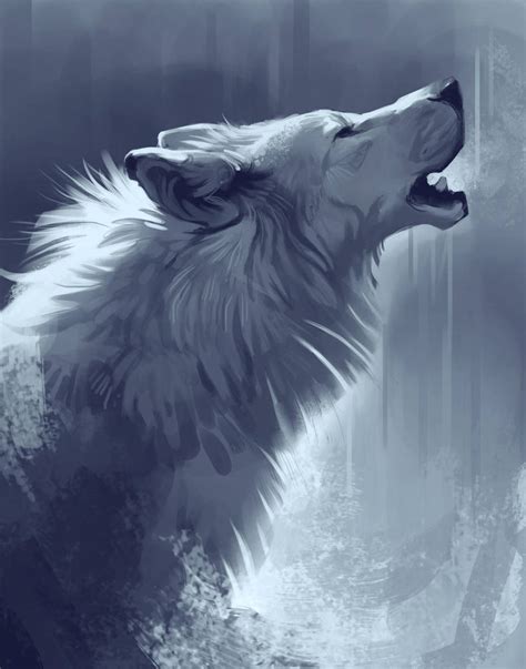 Wolf Drawing by TehChan on DeviantArt