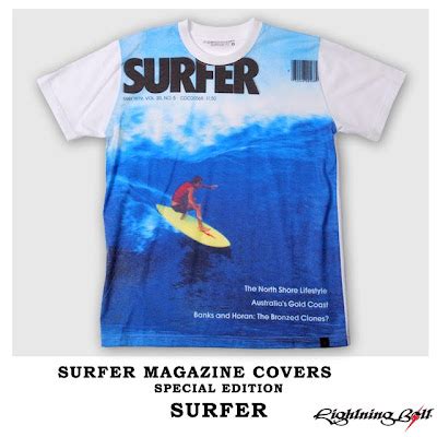 Lightning Bolt Europe: Surfer Magazine Covers - Special Edition tees