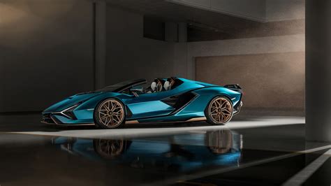 Lamborghini Sián Roadster 2020 5K 4 Wallpaper | HD Car Wallpapers | ID #15333