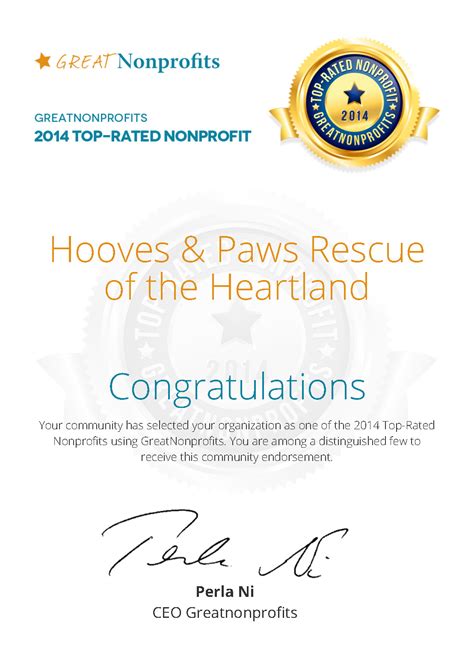 Hooves and Paws Rescue of the Heartland, Inc. "A Place to Heal." A ...