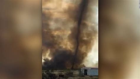 Fire tornado in Australia captured on camera - CNN Video