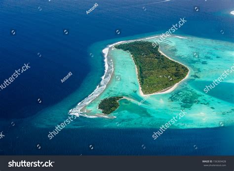 Aerial View Maldives Islands Stock Photo 156369428 | Shutterstock