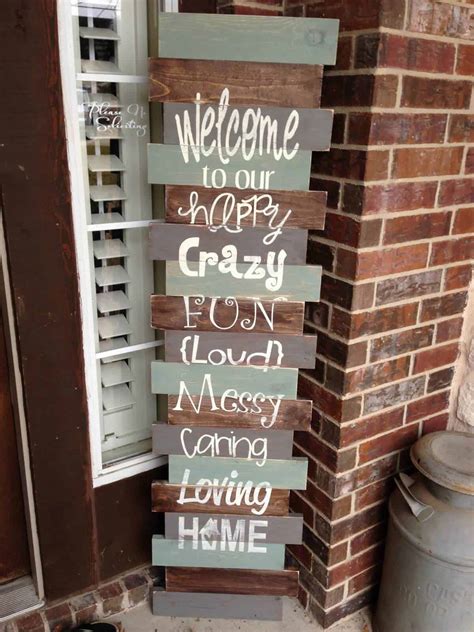 Cute DIY Welcome Signs for Your Home