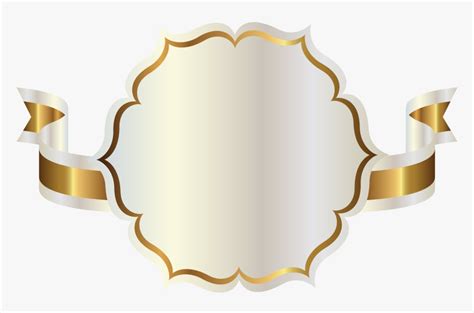 White Label Png - Logo Golden Ribbon Png, Transparent Png , Transparent Png Image - PNGitem