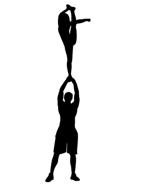 Cheer Stunt Vector