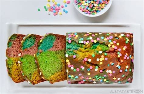 Unicorn Banana Bread - Just a Taste