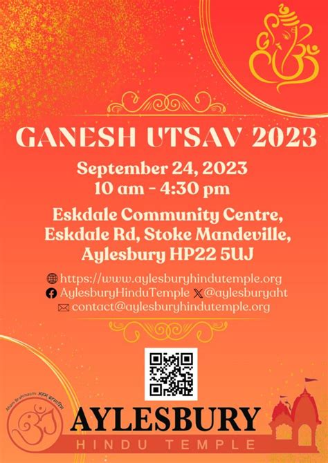 Ganesh Utsav 2023 | Aylesbury Hindu Temple Trust