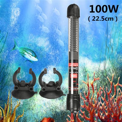 25/50/100/200/300W Aquarium Heater Electric Temperature-Control Fish ...