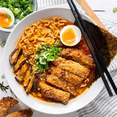 Spicy Ramen With Chicken Katsu - El Mundo Eats