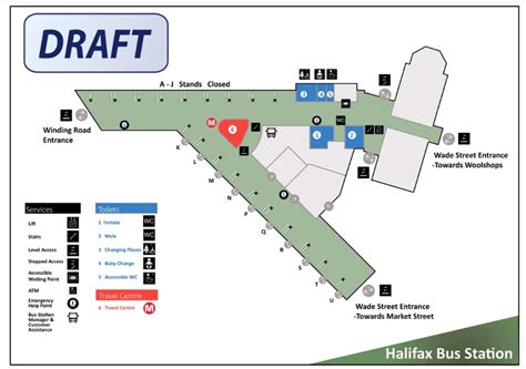 Halifax Bus Station Map – Calderdale Forum 50 Plus