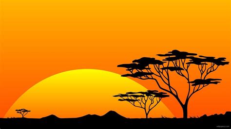 Sunrise In Africa Wallpapers - Wallpaper Cave