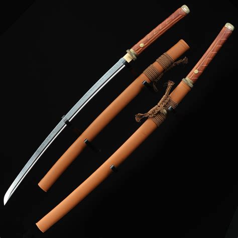 T10 Katana | Handmade T10 Steel Brown Theme Real Japanese Katana ...