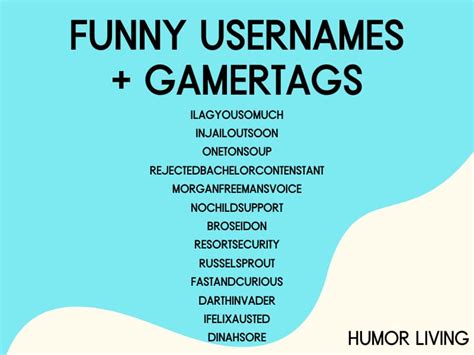 205+ Funny Usernames for Games (Hilarious Gamertags) - Humor Living