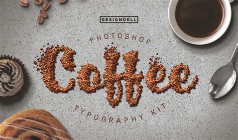 Food Typography Photoshop Effects - Deliciously quick photoshop actions!