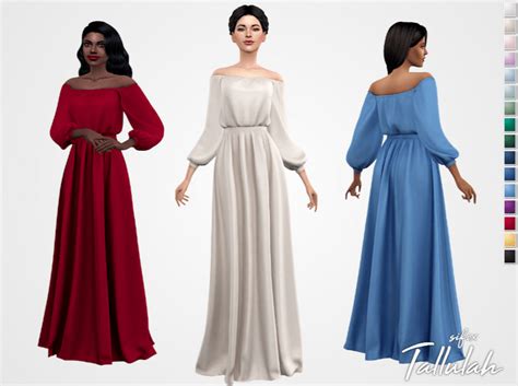 Sims 4 Long Sleeve Dress CC That You Will Love — SNOOTYSIMS