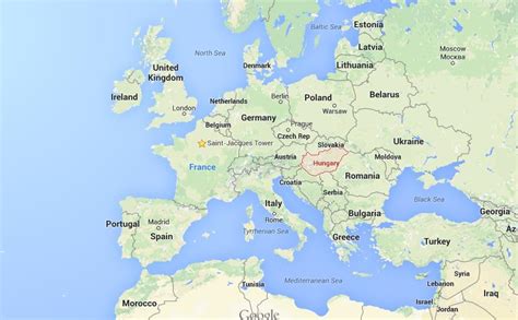 Map Of Europe Hungary - Zip Code Map