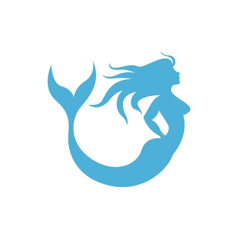 Mermaid logo icon design illustration 14142097 Vector Art at Vecteezy