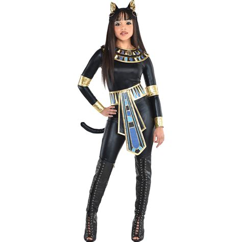 Party City Egyptian Bastet Goddess Halloween Costume for Women with Accessories - Walmart.com ...