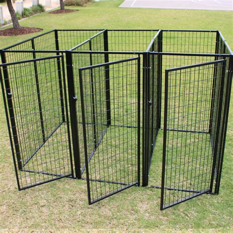 Modular 3 Dog Kennel Super Heavy-Duty Steel Pet Outdoor Run – PetJoint