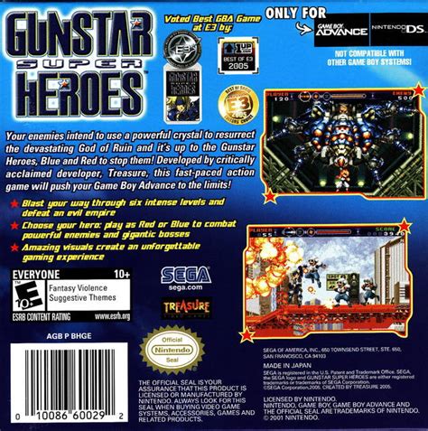 Gunstar Super Heroes (USA) GBA ROM - NiceROM.com - Featured Video Game ROMs and ISOs, Game ...