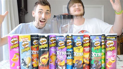 Ultimate Blended Pringles Challenge | WheresMyChallenge - YouTube