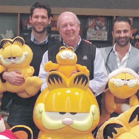 Jim Davis , creator of Garfield since 1978 with founders of GarfieldEATS