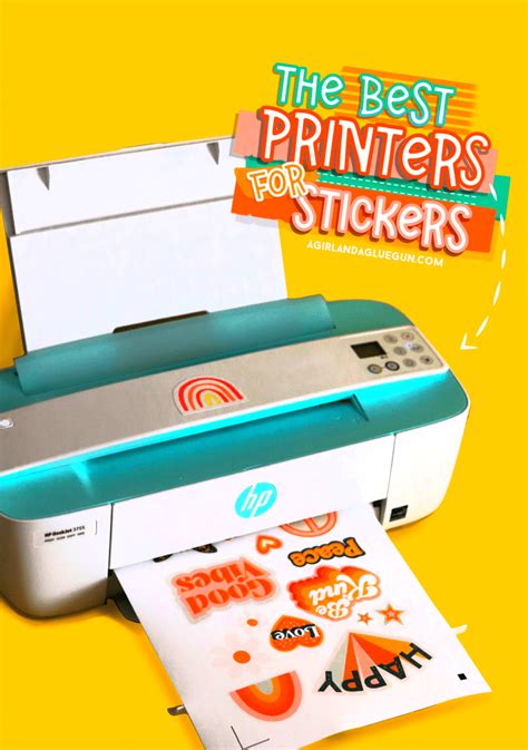 The Best printer for Stickers - A girl and a glue gun