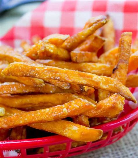 Crispy Sweet Potato Fries - Dinner, then Dessert