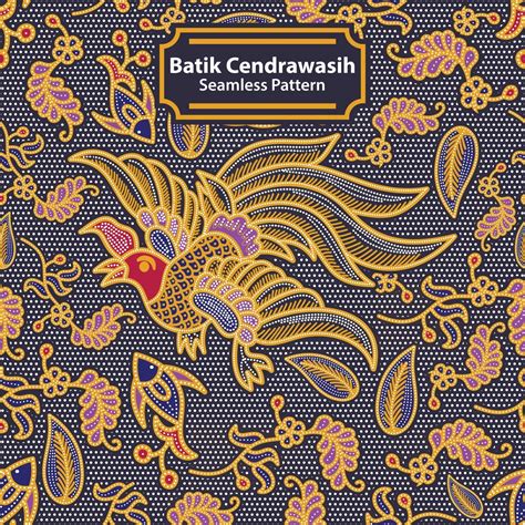 Batik Cenderawasih Papua - The Traditional Of Cenderawasih Papua Batik 3015767 Vector Art at ...