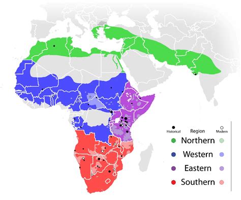 african lion habitat map Lion cats range map disappearing lions population africa distribution ...