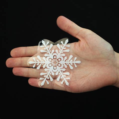 42 Elegant Snowflake Window Clings Reusable Stickers Christmas Decorations Decal | eBay