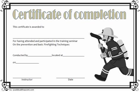 Firefighter Certificate Template [10+ Latest Designs] – Fresh & Professional Templates