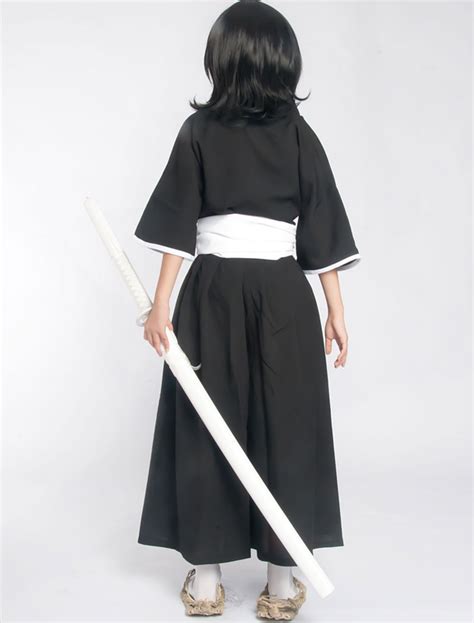 Bleach Kuchiki Rukia Soul Reaper Uniform Halloween Cosplay Costume ...