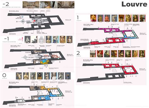 Louvre Museum Map | Paris - Ontheworldmap.com