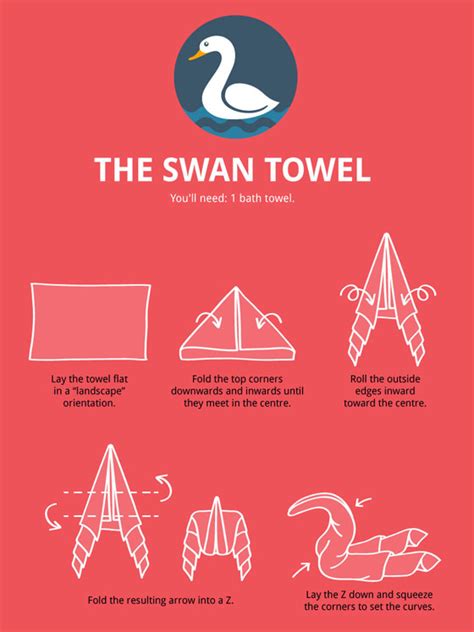 Towel Animal Folding Infographic: Ultimate Guide to Create Your Own ...