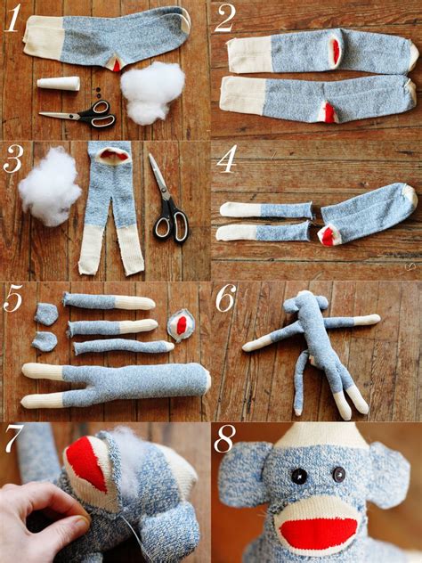 Sock Monkey (and Friend) DIY - A Beautiful Mess