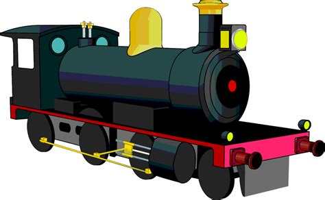 Free Steam Locomotive Vector | FreeVectors