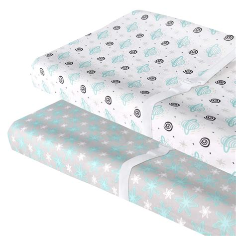 Moonsea Changing Table Pad Sheet Cover, Lovely Print Unisex Changing Pad Cover Cradle Sheet 16 ...