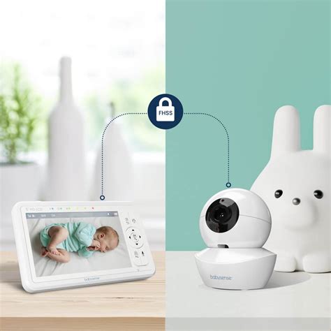 Babysense HDS2: Best Baby Monitor with Camera & Split Screen HD Display