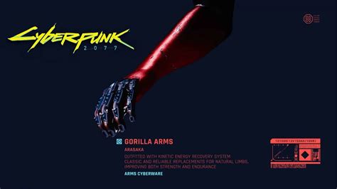 How to get Gorilla Arms in Cyberpunk 2077 - Dexerto