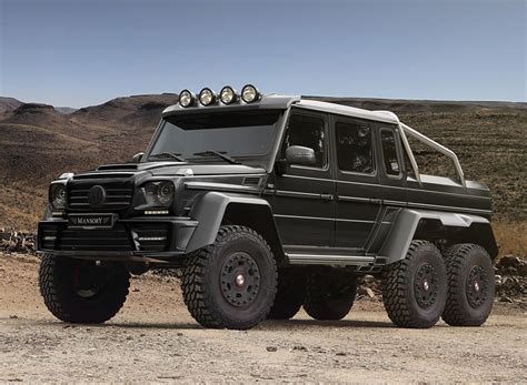 mercedes-benz AMG G63 6x6 gronos off road vehicle by mansory