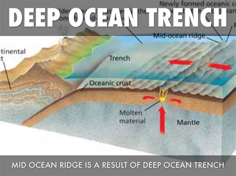 Ocean Trench Formation Diagram