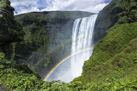 Desktop Wallpapers Waterfalls with Rainbow - WallpaperSafari