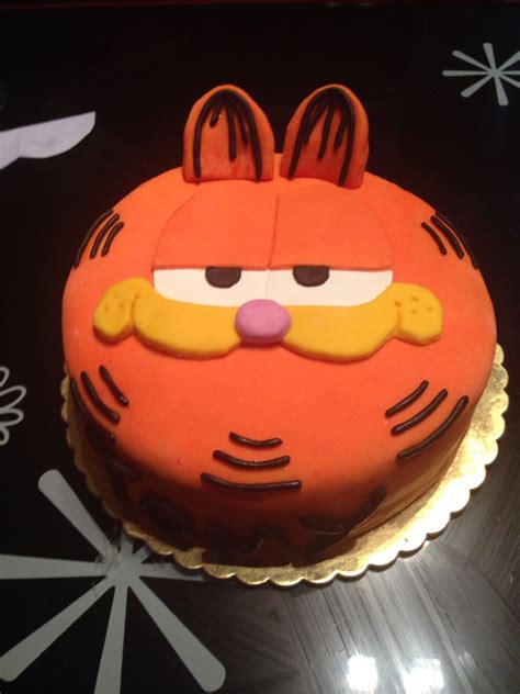 garfield cake | Garfield cake, Garfield birthday, Cake