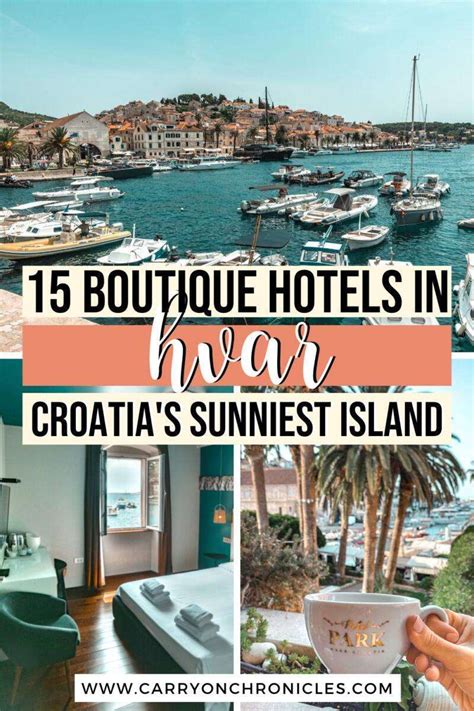 15 Beautiful Boutique Hotels in Hvar with Sea Views