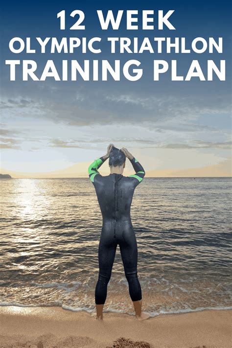 12 Week Olympic Triathlon Training Plan (Beginner Friendly)! | Olympic triathlon training plan ...