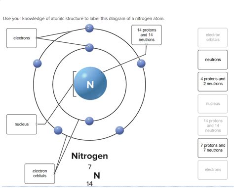 Solved Use your knowledge of atomic structure to label this | Chegg.com