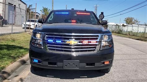 2020 Tahoe PPV Feniex Police Lights by EFS Houston Emergency Fleet Service - YouTube